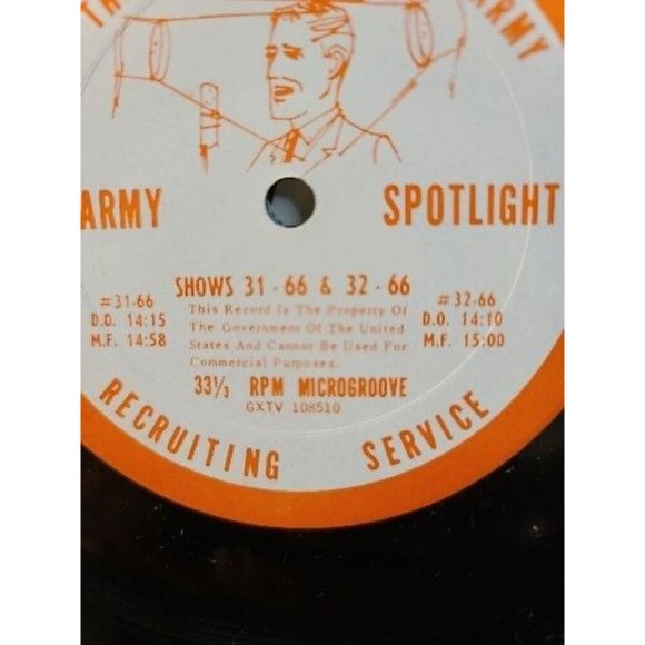United States Army Recruiting Service  "Army Spotlight" Show # In Discription - Picture 3 of 6